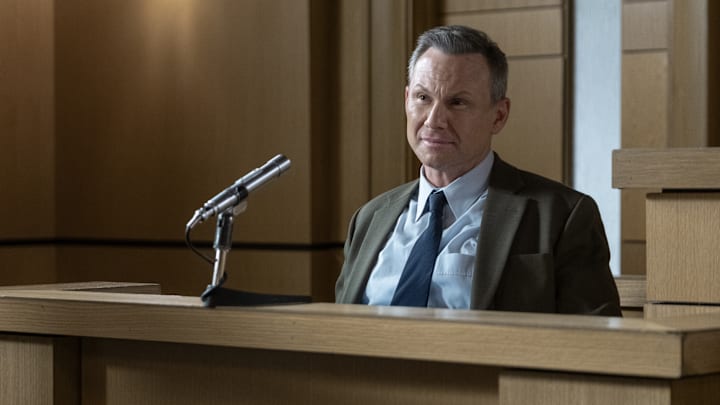 Harry (Christian Slater) has to admit to a huge blunder in court. Credit: Patrick Wymore/Paramount+ with SHOWTIME.