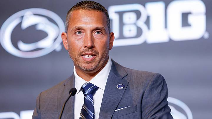 Jul 28, 2026; Chicago, IL, USA; Penn State Football head coach Matt Campbell speaks during Media Days at Hilton Chicago. Mandatory Credit: Kamil Krzaczynski-Imagn Images Jul 28, 2026; Chicago, IL, USA; Penn State Football head coach Matt Campbell speaks during Media Days at Hilton Chicago. Mandatory Credit: Kamil Krzaczynski-Imagn Images