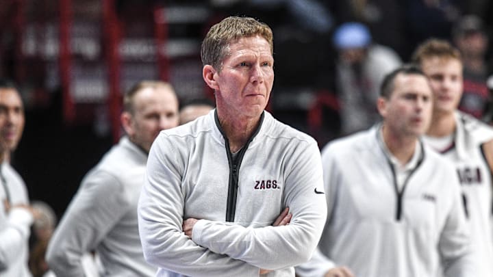 Gonzaga Bulldogs head coach Mark Few.