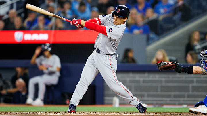 Masataka Yoshida lleva dos campañas en MLB, siempre con los Medias Rojas