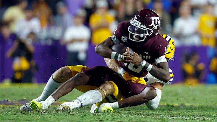 Texas A&M quarterback Marcel Reed Texas A&M quarterback Marcel Reed