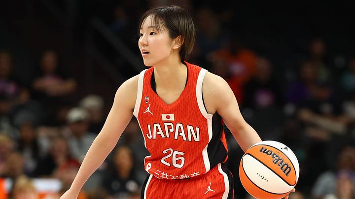 Apr 29, 2026; Phoenix, AZ, USA; Japan forward Kokoro Tanaka (26) against the Phoenix Mercury during a WNBA preseason game at Mortgage Matchup Center. Mandatory Credit: Mark J. Rebilas-Imagn Images Apr 29, 2026; Phoenix, AZ, USA; Japan forward Kokoro Tanaka (26) against the Phoenix Mercury during a WNBA preseason game at Mortgage Matchup Center. Mandatory Credit: Mark J. Rebilas-Imagn Images