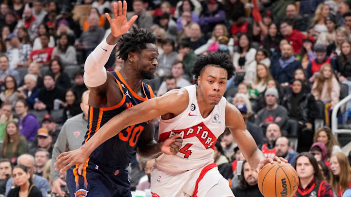 New York Knicks v Toronto Raptors