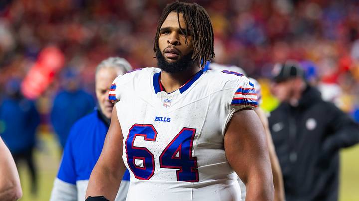 Buffalo Bills guard O'Cyrus Torrence.Images