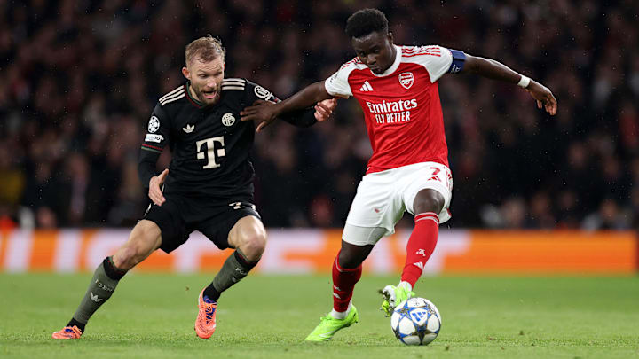 Arsenal and Bayern Munich are the leading sides. Arsenal and Bayern Munich are the leading sides.