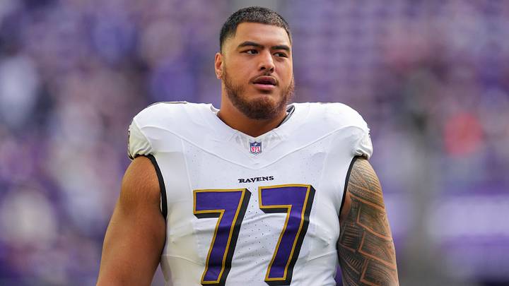 Former Baltimore Ravens guard Daniel Faalele won't be on head coach John Harbaugh's Giants team after all. Former Baltimore Ravens guard Daniel Faalele won't be on head coach John Harbaugh's Giants team after all.