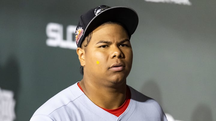 Cincinnati Reds catcher Alfredo Duno