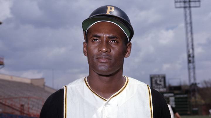 Unknown date; Pittsburgh, PA, USA; FILE PHOTO; Pittsburgh Pirates outfielder Roberto Clemente (21) poses for a portrait at Forbes Field. Mandatory Credit: Malcolm Emmons-USA TODAY Sports