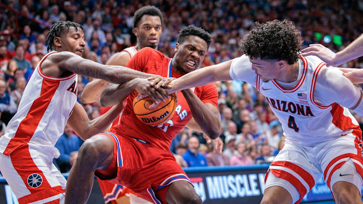 Kansas and Arizona will face off for the second time in five days. Kansas and Arizona will face off for the second time in five days.