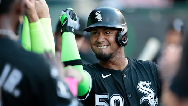 Lenyn Sosa - Chicago White Sox v Los Angeles Angels