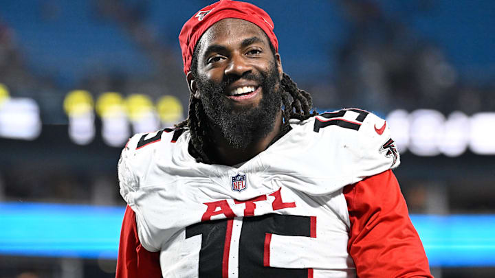 Atlanta Falcons EDGE Matthew Judon. Atlanta Falcons EDGE Matthew Judon.