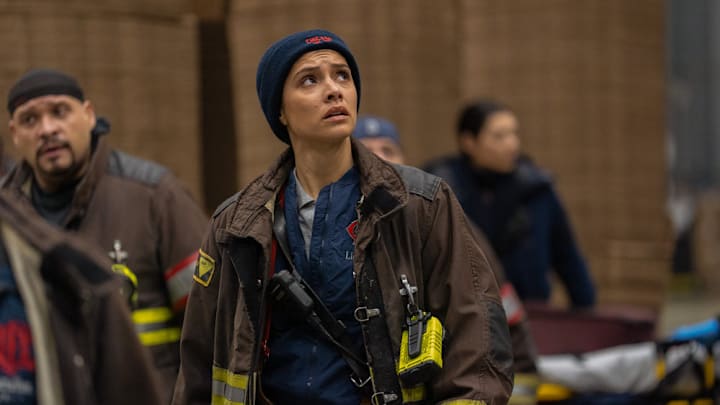 CHICAGO FIRE -- "In The Rubble" Episode 13016 -- Pictured: Miranda Rae Mayo as Stella Kidd -- (Photo by: Peter Gordon/NBC)