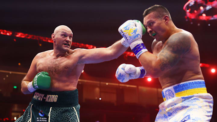 Fury-Usyk I ended with the Ukrainian fighter (right) winning by split decision May 18. 