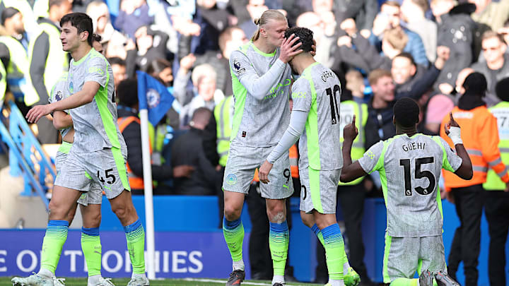 Man City ran riot in the second half at Stamford Bridge.