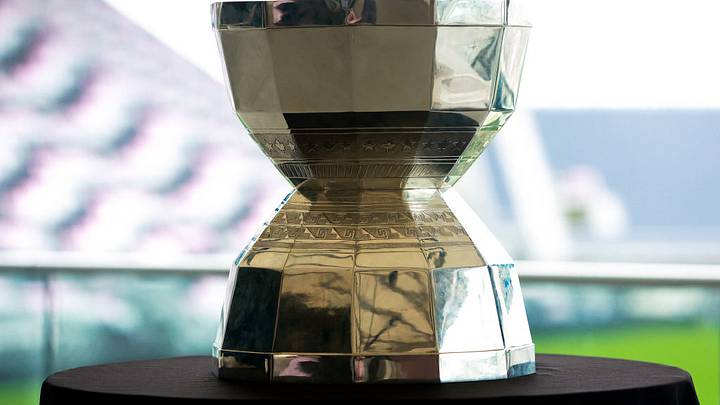 El trofeo de la Leagues Cup espera a nuevo campeón. El trofeo de la Leagues Cup espera a nuevo campeón.
