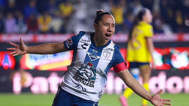 Charlyn Corral, delantera de las Tuzas del Pachuca