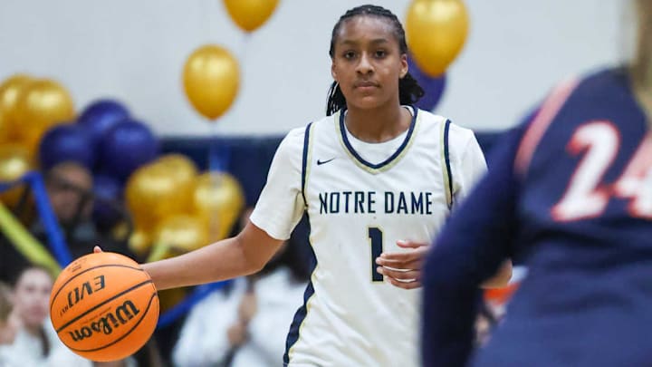 Notre Dame Sherman Oaks freshman Hamiley Arenas is one of the state's leading freshman scorers. 