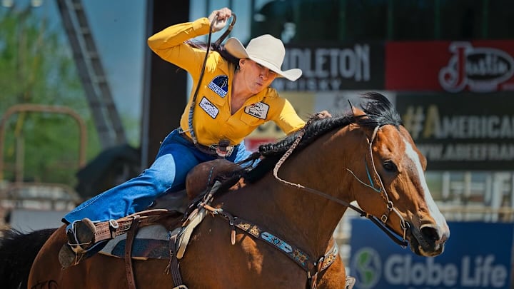 Megan McLeod-Sprague and her horse, Jagger, have bounced back since an injury in July 2024 to race their way to fourth in the WPRA World Standings as the summer schedule begins. Megan McLeod-Sprague and her horse, Jagger, have bounced back since an injury in July 2024 to race their way to fourth in the WPRA World Standings as the summer schedule begins.