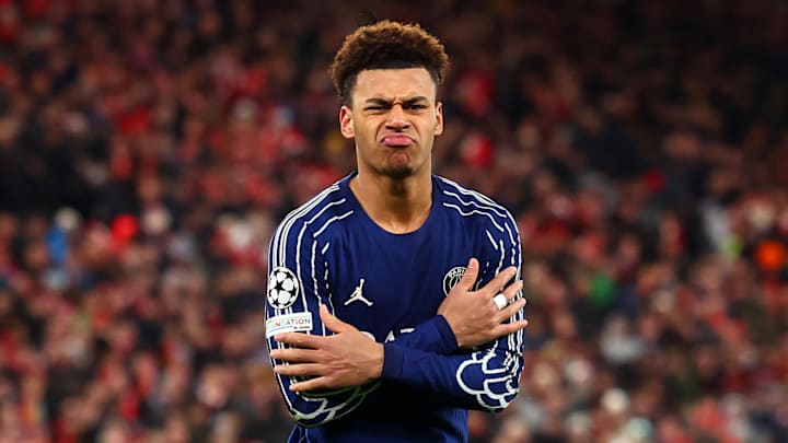 Désiré Doue devrait être titulaire dimanche soir. 