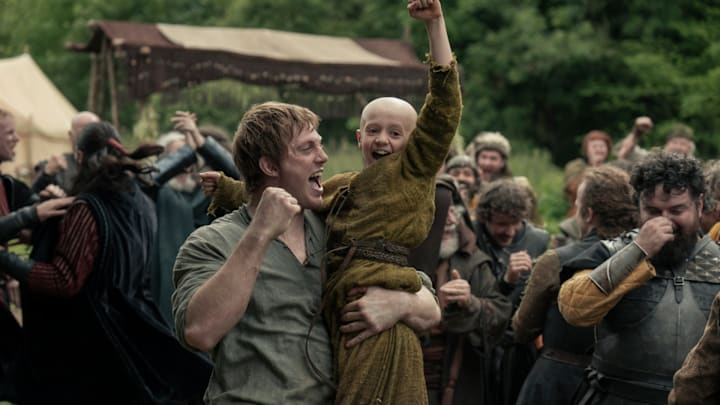 Peter Claffey and Dexter Sol Ansell in A Knight of the Seven Kingdoms on HBO Peter Claffey and Dexter Sol Ansell in A Knight of the Seven Kingdoms on HBO