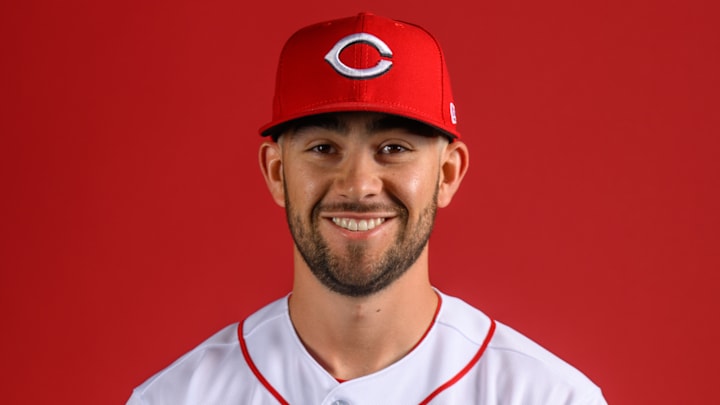 Brandon Bailey at Cincinnati Reds Photo Day.