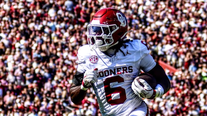 Oklahoma running back Tory Blaylock Oklahoma running back Tory Blaylock