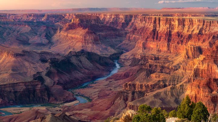The Grand Canyon in Arizona.
