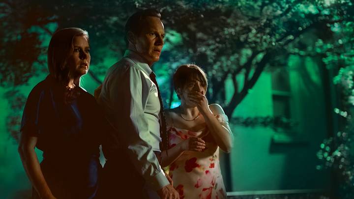 Amy Adams, Patrick Wilson and Lily Collias in "Cape Fear," premiering June 5, 2026 on Apple TV