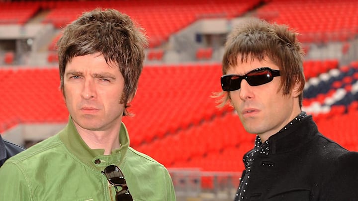 Oasis Photo Session At Wembley