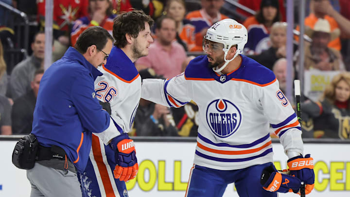 Edmonton Oilers v Vegas Golden Knights - Game One