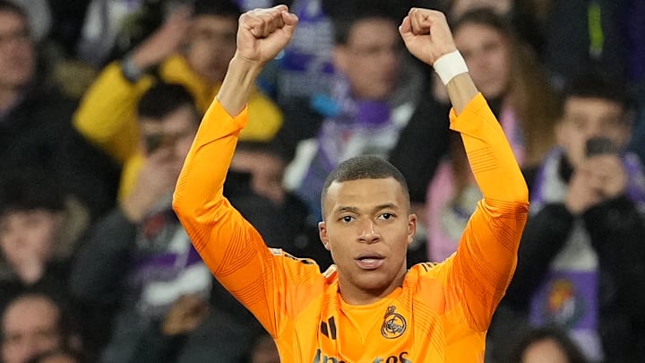 Kylian Mbappé s'offre son premier triplé avec le Real Madrid ce soir. 