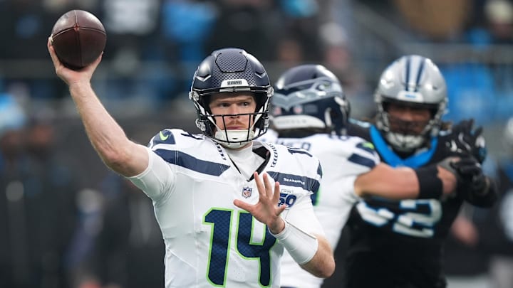 Sam Darnold and the Seahawks are road favorites in San Francisco with the NFC West on the line. Sam Darnold and the Seahawks are road favorites in San Francisco with the NFC West on the line.