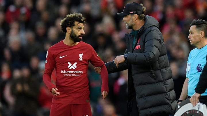Mo Salah und Jürgen Klopp