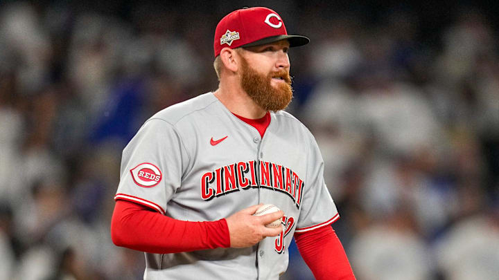 Zack Littell of the Cincinnati Reds Zack Littell of the Cincinnati Reds