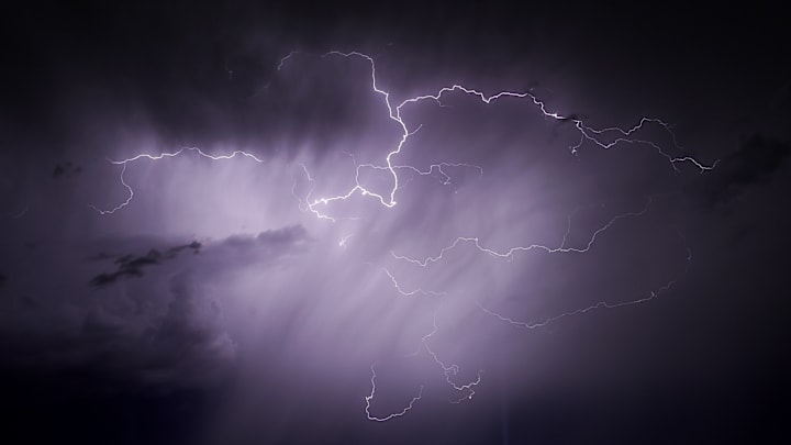 Thunderstorm Produces Lightning Show In Las Vegas Sky