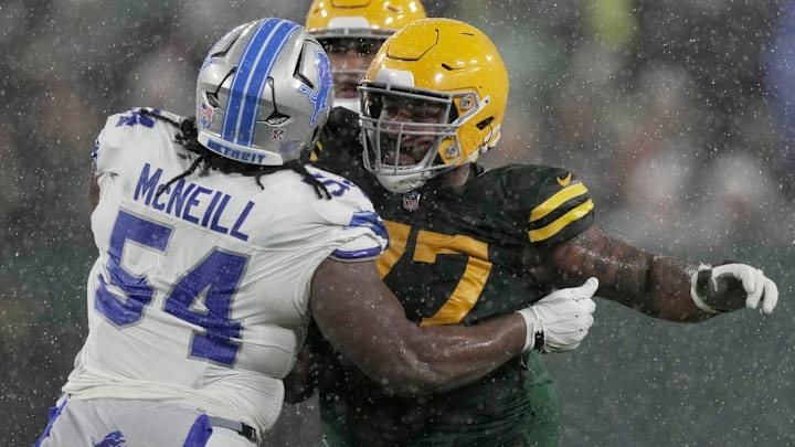 Green Bay Packers offensive tackle Jordan Morgan