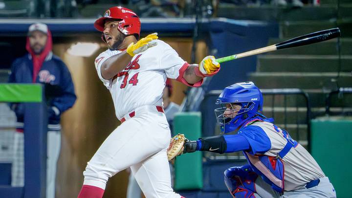 Peoria catcher Rainiel Rodriguez.