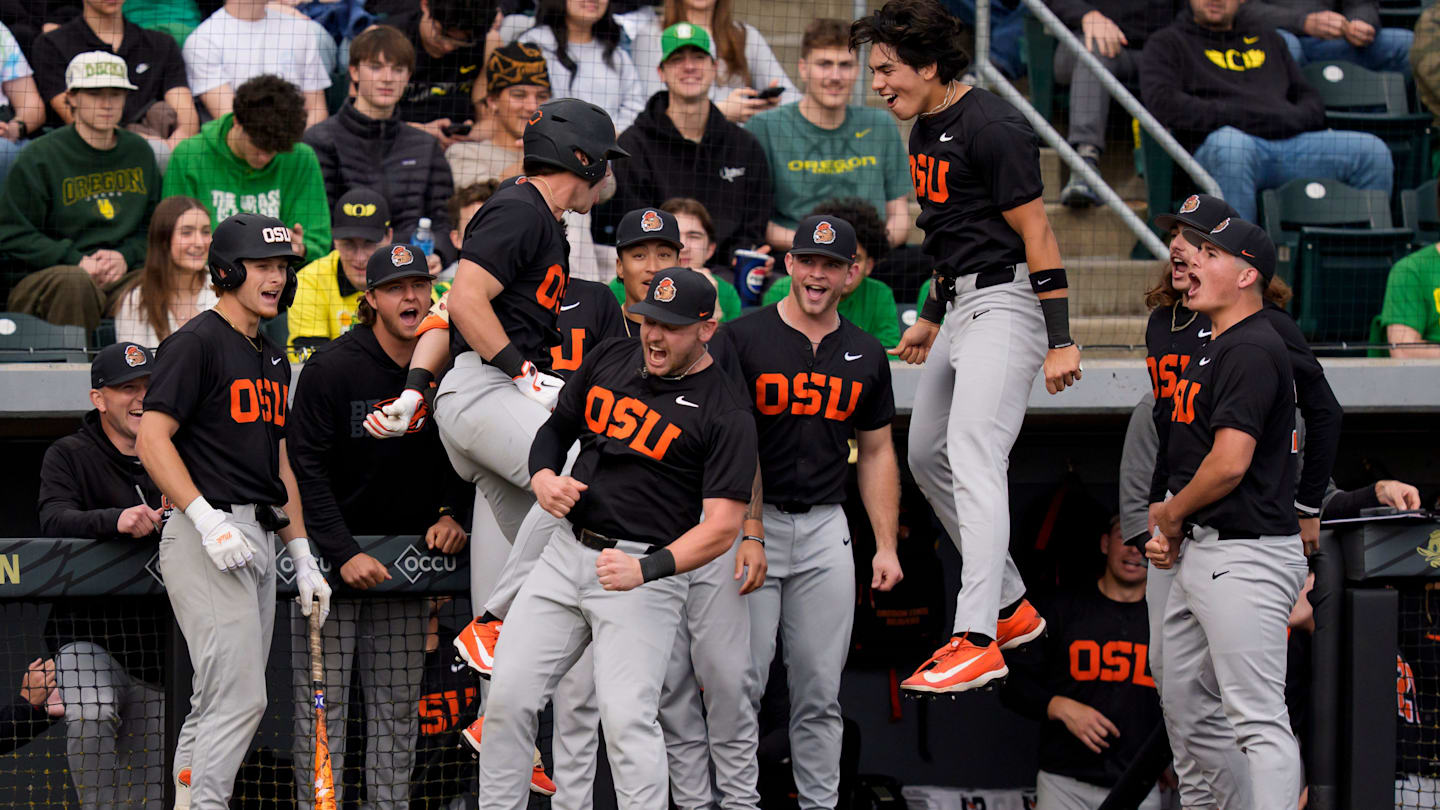 13th Ranked Oregon State Rallies Past Mercer 7-5 in Series Opener