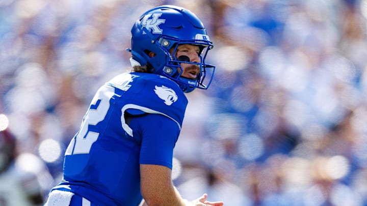 Kentucky Wildcats quarterback Brock Vandagriff (12)