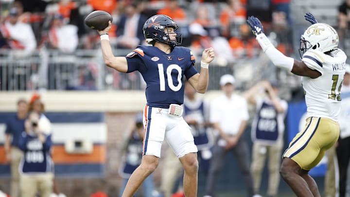 Anthony Colandrea's performance will be critical to Virginia's success on Saturday. Anthony Colandrea's performance will be critical to Virginia's success on Saturday.