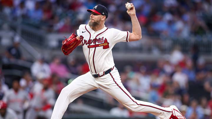 Sep 23, 2026; Atlanta, Georgia, USA; Atlanta Braves pitcher Chris Sale (51) throws against the Cincinnati Reds in the first inning at Truist Park. Mandatory Credit: Brett Davis-Imagn Images Sep 23, 2026; Atlanta, Georgia, USA; Atlanta Braves pitcher Chris Sale (51) throws against the Cincinnati Reds in the first inning at Truist Park. Mandatory Credit: Brett Davis-Imagn Images