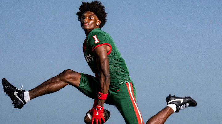 Lawrence North’s Monshun Sales poses for a photo Thursday, July 24, 2025, at Decatur Central High School in Indianapolis. Lawrence North’s Monshun Sales poses for a photo Thursday, July 24, 2025, at Decatur Central High School in Indianapolis.