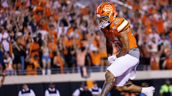 Oklahoma State Cowboys running back KD Jones. Oklahoma State Cowboys running back KD Jones.
