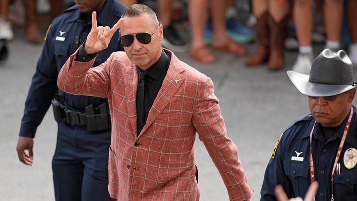Sep 20, 2025; Austin, Texas, USA; Texas Longhorns head coach Steve Sarkisian Sep 20, 2025; Austin, Texas, USA; Texas Longhorns head coach Steve Sarkisian