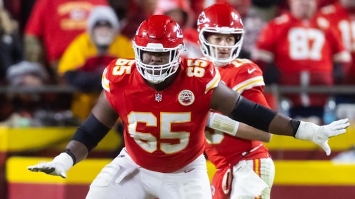 Chiefs guard Trey Smith got paid a ton of money to continue protecting Patrick Mahomes.
