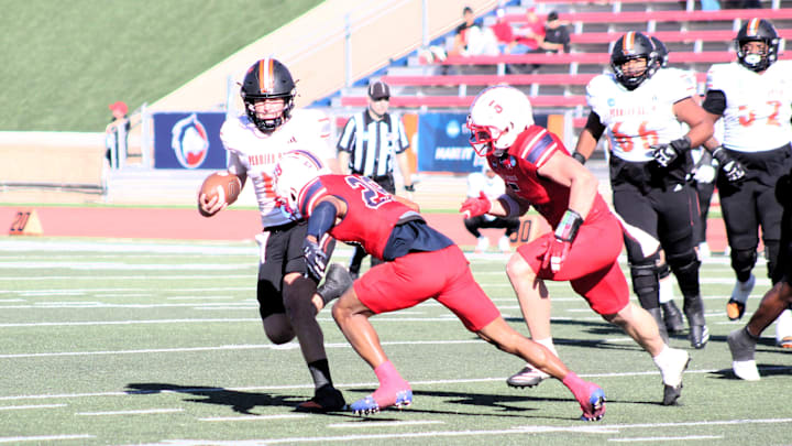 UT Permian-Basin Falcons playing against CSU Pueblo on Nov. 22, 2025