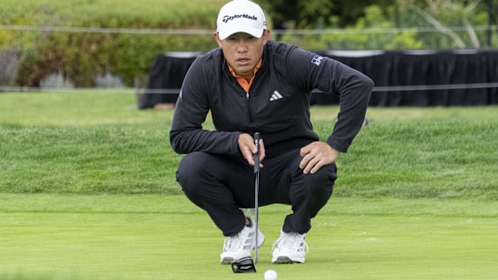 Collin Morikawa took the putter of Kurt Kitayama's brother and caddie en route to winning at Pebble Beach. 
