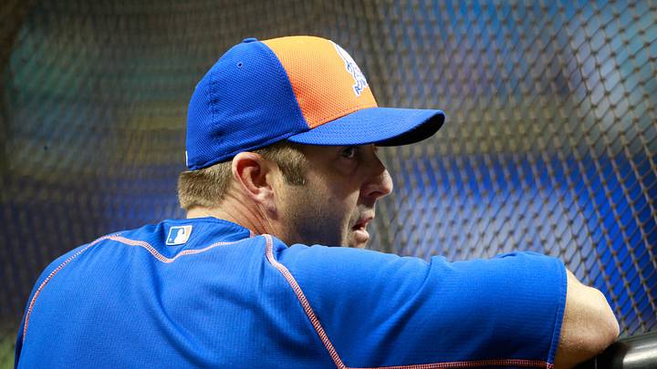 Aug 7, 2015; St. Petersburg, FL, USA; New York Mets hitting coach Kevin Long (57) prior to the game against the Tampa Bay Buccaneers at Tropicana Field. Mandatory Credit: Kim Klement-USA TODAY Sports Aug 7, 2015; St. Petersburg, FL, USA; New York Mets hitting coach Kevin Long (57) prior to the game against the Tampa Bay Buccaneers at Tropicana Field. Mandatory Credit: Kim Klement-USA TODAY Sports
