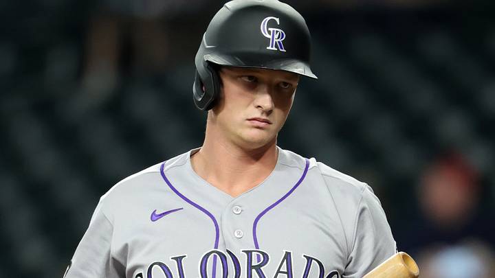 Rockies first baseman TJ Rumfield at the plate against the Diamondbacks. Credit: Mark J. Rebilas-Imagn Rockies first baseman TJ Rumfield at the plate against the Diamondbacks. Credit: Mark J. Rebilas-Imagn