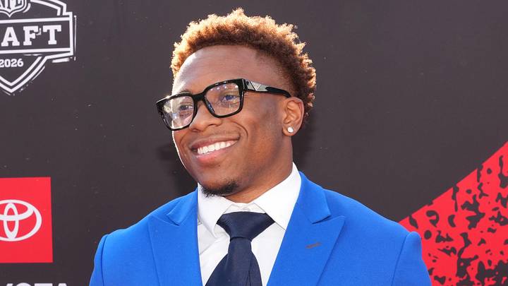 Apr 23, 2026; Pittsburgh, PA, USA; Tennessee Volunteers defensive back Colton Hood poses on the red carpet before the 2026 NFL Draft at Point State Park. Mandatory Credit: Kirby Lee-Imagn Images